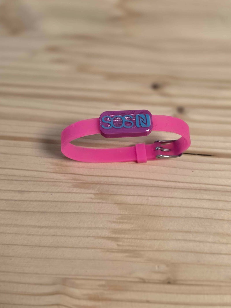B01 - SOS Kinder Armband Silikon