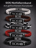 A03 - Kunstleder SOS Armband versch. Farben